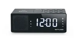 Радіо-годинник з USB Muse M-172 BT чорний - мініатюра 2