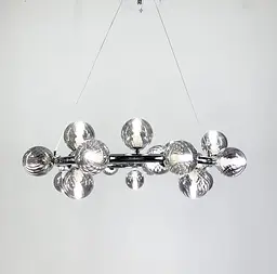 Підвісна люстра Arte Lamp Bolla Line.F MJ 17-750 CH+GR - мініатюра 3