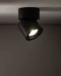Світильник поворотний точковий, бра Nowodvorski 11346 Oscar GU10 1x15W IP54 Чорний - мініатюра 2