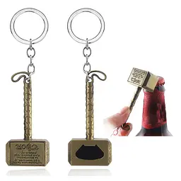 Брелок відкривачка GeekLand Thor Тор Thors Hammer Молот Тора 10.75 бронза.850 - мініатюра 2