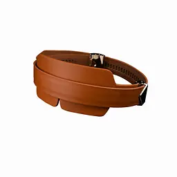 Маска на очі Lockink Luxury Leather Blindfold Kit коричневий - мініатюра 6