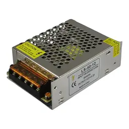Блок живлення імпульсний 12 В 33 A 400 W перфорований