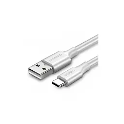 Дата кабель USB 2.0 AM to USB-C 2.0m US287 (White) Ugreen (60123)