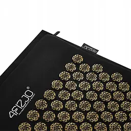 Килимок акупунктурний 4FIZJO Eco Mat XL Аплікатор Кузнєцова з подушкою 110 x 42 см 4FJ0383 Black/Gold (P-5907739313843) - мініатюра 6