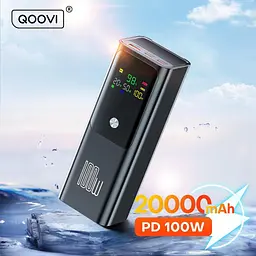Зовнішній аккумулятор Qoovi 100W 20000mAh - мініатюра 4