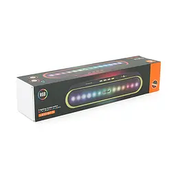 Колонка Kisonli LED-915 Bluetooth 5.0, 2х5W, 1200mAh, USB/TF/BT/FM/AUX, DC: 5V/1A, Blue, BOX, Q30 - мініатюра 2