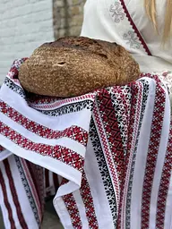 Ранер-рушник Ecotton Етно 35x150 см в українському етно-стилі білий (25324) - мініатюра 3