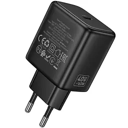 МЗП Hoco N83 Profit PD40W (1USB-C) Black - мініатюра 4