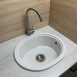 Кухонна мийка Adamant Circum 500x425x180 білий 631223, Білий - мініатюра 2