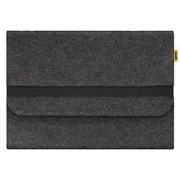 Чохол-конверт для ноутбука MacBook 13–14 , чорний, Feltery Case AS3, повстяний, горизонтальний, захисний, із захистом від подряпин, на гумці, універсальний, ArmorStandart (ARM70772)