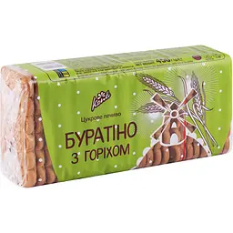 Печиво Konti цукрове Буратіно з горіхом фас. 450 г