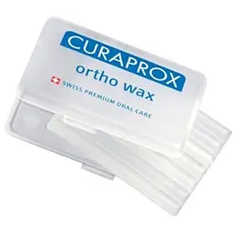 Ортодонтичний віск Curaprox смужки у пластиковому контейнері 7 шт. - мініатюра 3