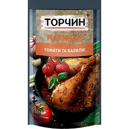 Маринад Торчин Томати та базилік, 160 г (767751)