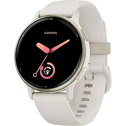 Смарт-годинник Garmin Vivoactive 5 Cream Gold Aluminum Bezel with Ivory Case and Silicone Band (010-02862-5B)