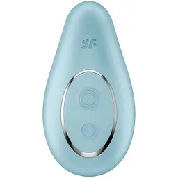 Вібратор Satisfyer Dipping Delight 9 см блакитний