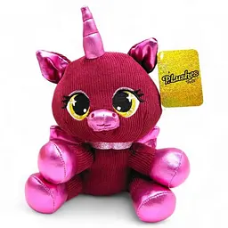 М’яка іграшка Plushes Pets 15 см (бордовий єдиноріг)