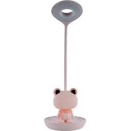 Настольная лампа Kite Froggy LED с аккумулятором розовая (K24-492-3-2)