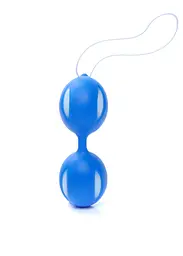 Вагінальні кульки Boss Series Smartballs, 19 см, синій