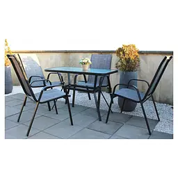 Стіл садовий Garden Line Fenix black 110 x 60 x 70 см - мініатюра 3