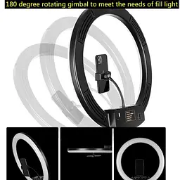 Кільцева LED лампа Puluz TBD0201422204 18" - мініатюра 2