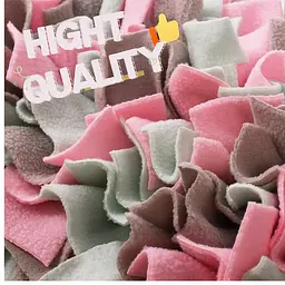 Килимок для нюхання для собак Derby Bone Shape Pet Snuffle Mat, Pink - мініатюра 6