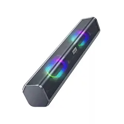 Колонка портативна Hoco BS49 Dazzling sound desktop wireless speaker сірий - мініатюра 2