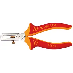 Кліщі Wurth для зняття ізоляції, VDE, IEC 60900, 160 мм, Zebra (071401 570)