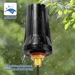 Зовнішня водонепроникна 4G LTE антена Bingfu 5dBi SMA для роутера модема камер спостереження з настінним кріпленням (SKU-037) - мініатюра 4