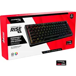 Клавіатура HyperX Alloy Rise 75 PBT HX Red UA Black (7G7A4AA) [116815] - мініатюра 9