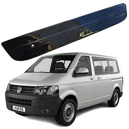 Зимова Накладка на бампер Volkswagen T5 T6 2010- Глянець FLY