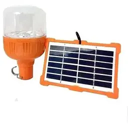 Ліхтар акумуляторна лампа Rablex RB-GR015 LED сонячна панель 80 Вт