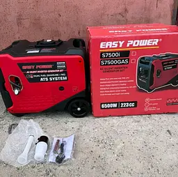 Інверторний Генератор Easy Power S7500GAS (6.5 – 6.8 кВт), газ/бензин, електростартер, пульт, ATS - мініатюра 2