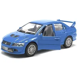 Модель легкова MITSUBISHI EVOLUTION 5 KT5052W Синій shop (2000999305504) - мініатюра 2