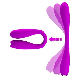Вібратор Pretty Love Yedda Stimulator Purple - мініатюра 7