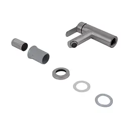 Змішувач для раковини Brinex Pure 001F низький Nickel BRIPUR001FNKL - мініатюра 4