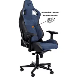 Геймерське крісло GT Racer чорне з темно-синім (X-8005 Dark Blue/Black) - мініатюра 1