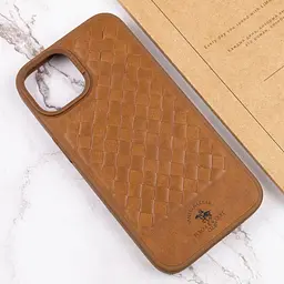 Кожаный чехол Polo Santa Barbara для Apple iPhone 14 Plus (6.7) Brown - миниатюра 5