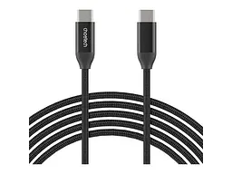 Кабель USB Type-C Choetech USB Type-C to USB Type-C 60W 2m Black (XCC-1015)