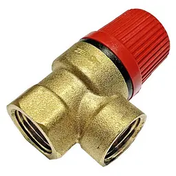 Клапан запобіжний Zegor QS-3071 для систем опалення 1/2" ВВ 1,5 бар 30412 - мініатюра 2