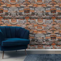Самоклейка декоративна 3D панель 3D Loft під цеглу піщаник в рулоні 3080x700x3мм - мініатюра 7