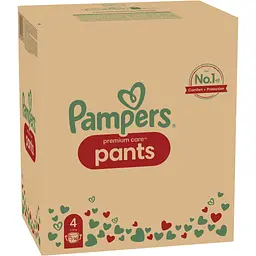 Підгузки Pampers Premium Care Pants Maxi Трусики розмір 4 (9-15 кг) 114 шт. (8006540490938) - мініатюра 2