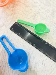 Набір пластикових мірних ложок 6 шт., Kitchen Master 84104 - мініатюра 9