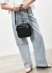 Жіноча кросбоді сумка Sambag Frame чорна 20 × 20 × 8 см (50223401) - мініатюра 3