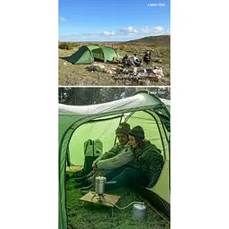 Намет тримісний Naturehike Opalus, UL, NH17L001-L, світло-зелений - мініатюра 5