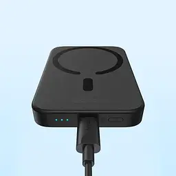 Зовнішній акумулятор MagSafe Baseus 6000mAh 20W (PPCXW06) чорний - мініатюра 5
