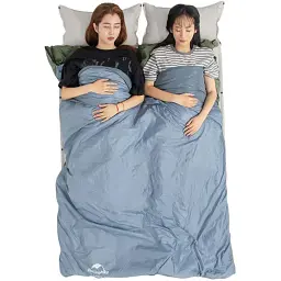 Спальний мішок Naturehike Ultralight LW180 R XL NH21MSD09 grey blue - мініатюра 3