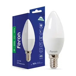 Світлодіодна лампа Feron LB-720 4 Вт E14 4000K