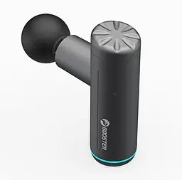 Масажний пістолет з кейсом Booster Mini X 2500mAh 6 насадок Чорний (2430308397) - мініатюра 2