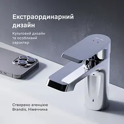 Змішувач для умивальника AM.PM Flash хром F9H02100 - мініатюра 3