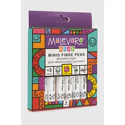 Фломастери MINI 8 кольорів MALEVARO ML760141 Різнокольоровий (4820252760141)(SC)